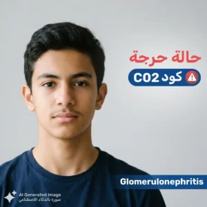 شاب مريض بالتهاب كبيبات الكلى - حالة حرجة C02