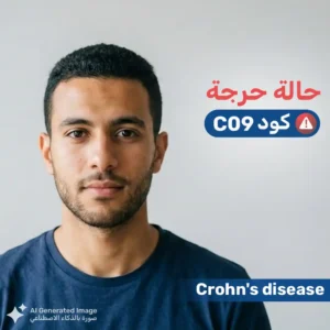 شاب عشريني يواجه داء "كرون" - حالة حرجة C09