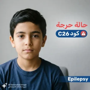 طفل يعاني من داء كرون ونوبات صرع - حالة حرجة C26