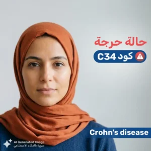 شابة تصارع داء "كرون" المعوي - حالة حرجة C34
