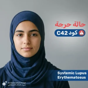 فتاة في مقتبل العمر تواجه مرض الذئبة الحمراء - حالة حرجة C42